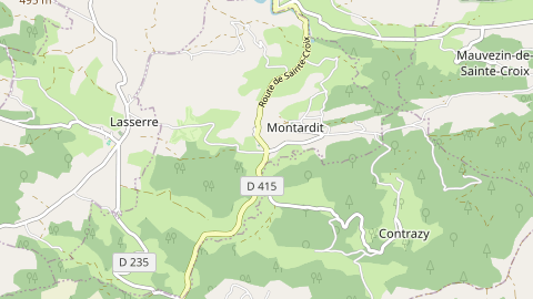 Carte de localisation de l'évènement