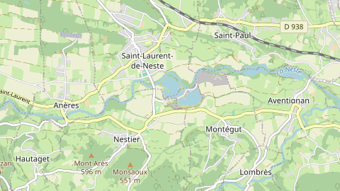 Carte de localisation de l'évènement