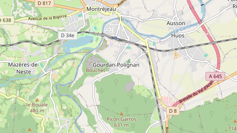 Carte de localisation de l'évènement