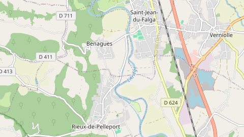 Carte de localisation de l'évènement
