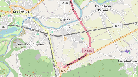Carte de localisation de l'évènement