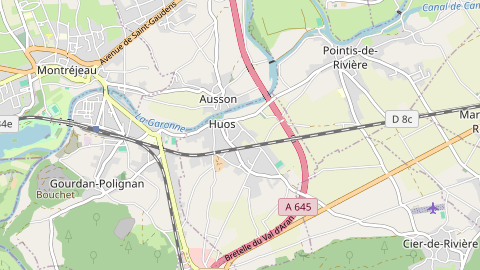 Carte de localisation de l'évènement