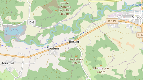 Carte de localisation de l'évènement