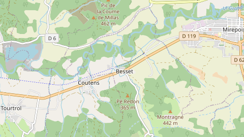 Carte de localisation de l'évènement