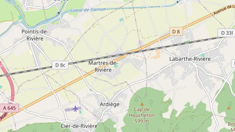 Carte de localisation de l'évènement