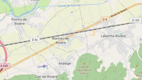 Carte de localisation de l'évènement