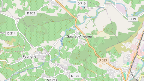 Carte de localisation de l'évènement