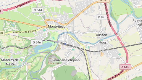 Carte de localisation de l'évènement