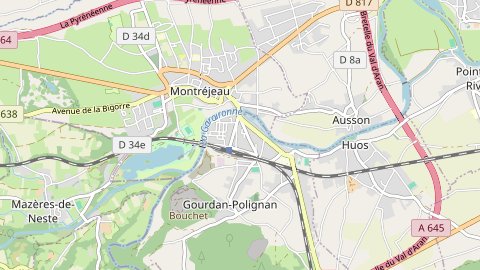 Carte de localisation de l'évènement