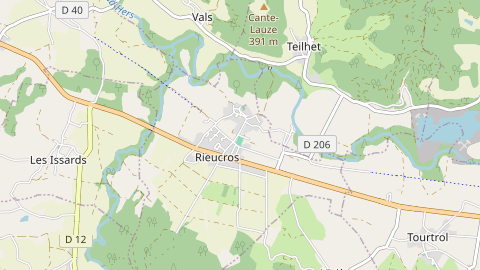 Carte de localisation de l'évènement
