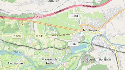 Carte de localisation de l'évènement