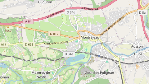 Carte de localisation de l'évènement