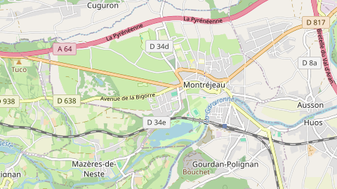 Carte de localisation de l'évènement