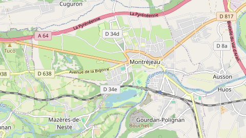 Carte de localisation de l'évènement