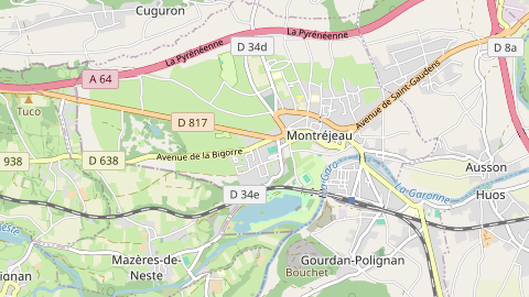 Carte de localisation de l'évènement