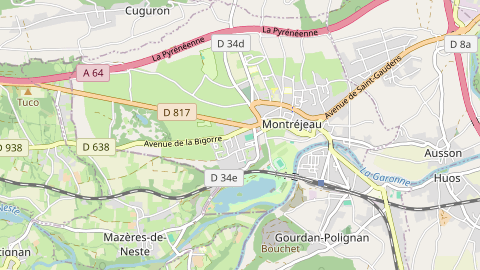 Carte de localisation de l'évènement