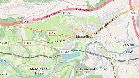 Carte de localisation de l'évènement