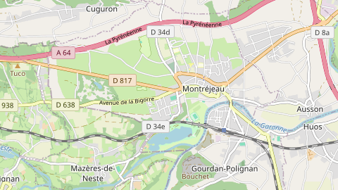 Carte de localisation de l'évènement