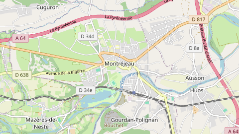 Carte de localisation de l'évènement