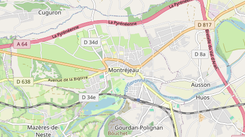 Carte de localisation de l'évènement