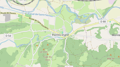 Carte de localisation de l'évènement
