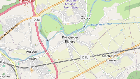 Carte de localisation de l'évènement