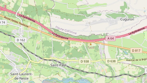Carte de localisation de l'évènement