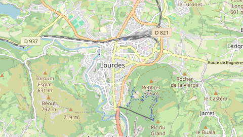 Carte de localisation de l'évènement