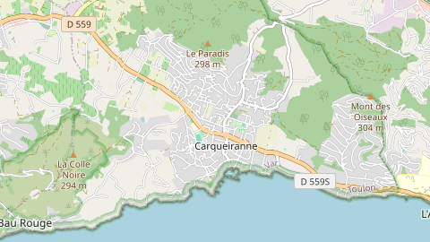 Carte de localisation de l'évènement