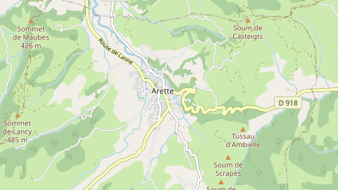 Carte de localisation de l'évènement