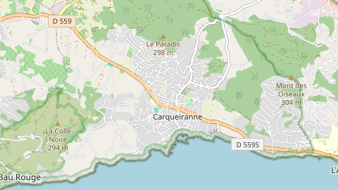 Carte de localisation de l'évènement