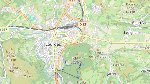 Carte de localisation de l'évènement