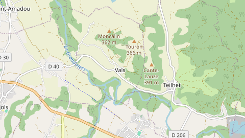 Carte de localisation de l'évènement