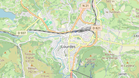 Carte de localisation de l'évènement
