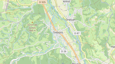 Carte de localisation de l'évènement