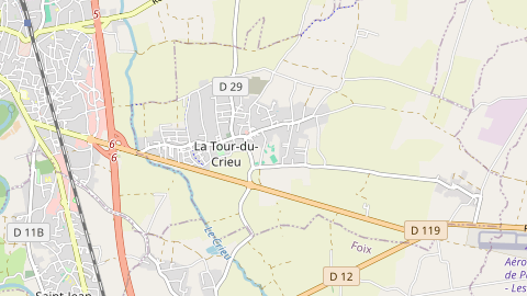 Carte de localisation de l'évènement
