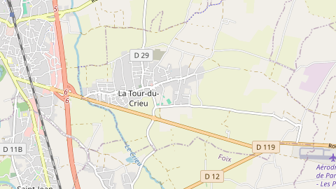 Carte de localisation de l'évènement