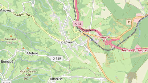 Carte de localisation de l'évènement