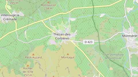 Carte de localisation de l'évènement