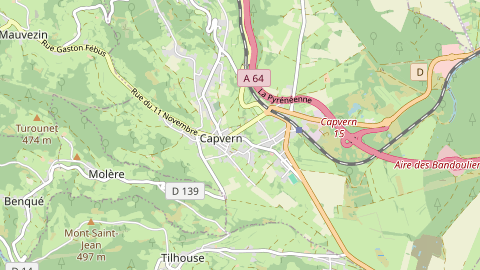 Carte de localisation de l'évènement