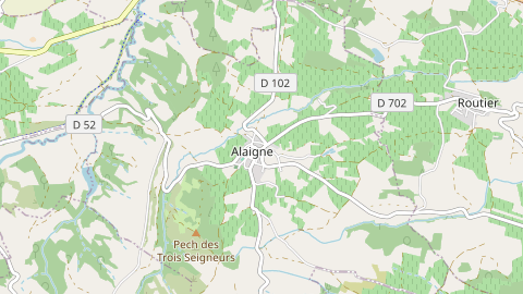 Carte de localisation de l'évènement