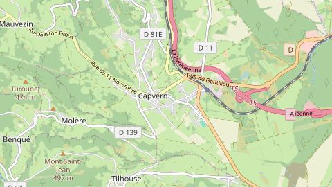 Carte de localisation de l'évènement