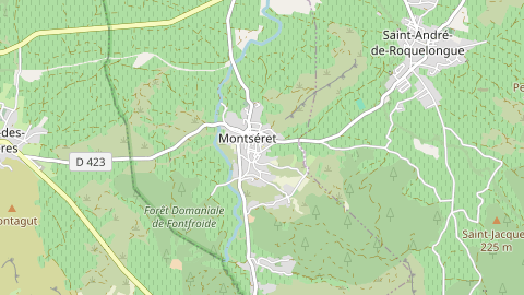 Carte de localisation de l'évènement