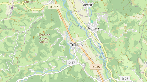 Carte de localisation de l'évènement