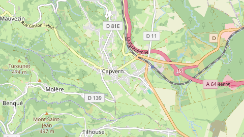Carte de localisation de l'évènement