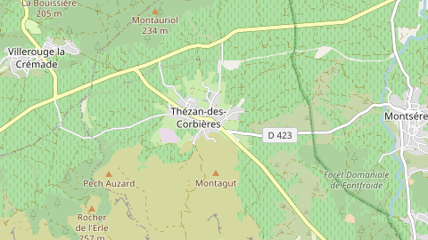 Carte de localisation de l'évènement