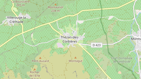 Carte de localisation de l'évènement