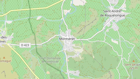 Carte de localisation de l'évènement