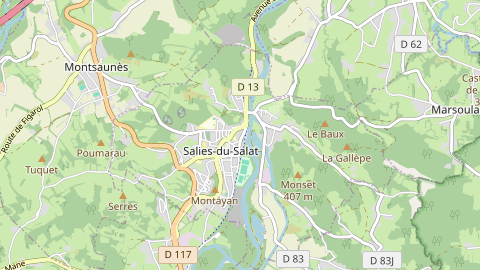 Carte de localisation de l'évènement