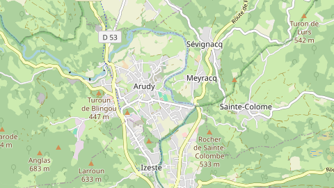 Carte de localisation de l'évènement